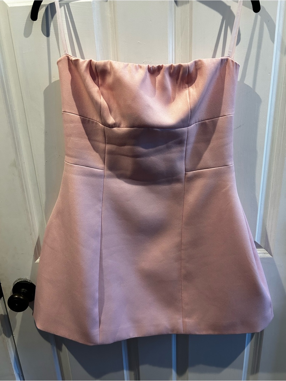 Windsor Blush Pink Strapless A-Line Mini Dress